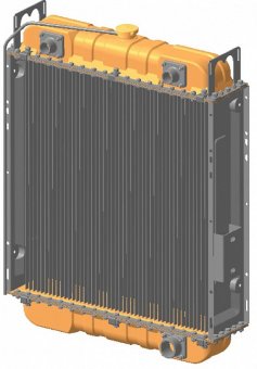 Радиатор охлаждения 238.1301.100Б  Автогрейдер ГС -14.03,  ГС-25.09, фриза  с двс ЯМZ-236, ЯМZ-238 (6 рядный) Оренбург
